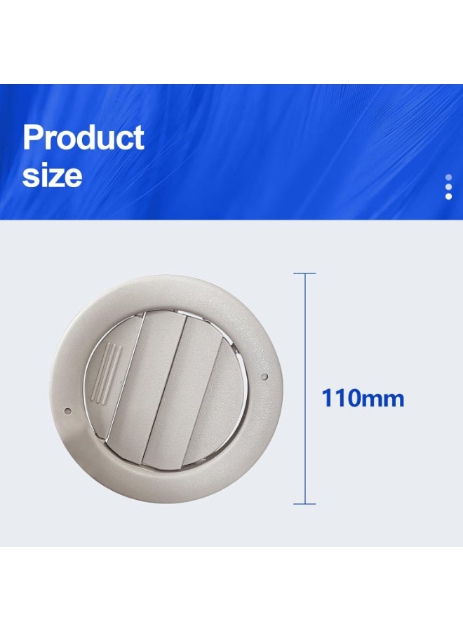 فتحة تدفق هواء التكيف والدفأة فيغطية السقف تناسب لينكولن نافيجيتور 2011-2017، فورد إكسبيديشن 2011-2014، 2018-2019، توروس إكس 2009 رقم الجزء 9L1Z-19893-AG - Image 3